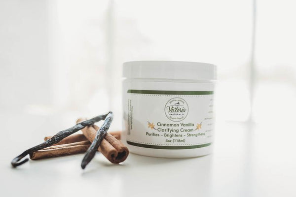 Cinnamon and Vanilla infused Clarifying Cream