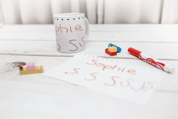 Child's Artwork Mug - Personalized Birthday Gift for Grandma - Fun Bespoke Godparent Gift