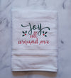 Joyful Christmas Bathroom Hand Towel - Holiday Décor