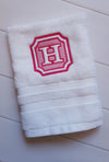 Monogrammed Custom Hand Towels - Housewarming & Wedding Gift