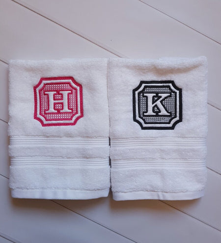 Personalized Embroidered Dish Towel