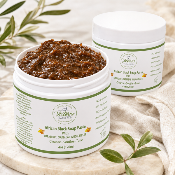 Moisturizing African Black Soap Paste