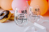 Donuts are my love language Stemless Wine Glass