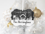 O come let us adore Him nativity Christmas Ornament