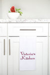 Personalized Embroidered Kitchen Towel