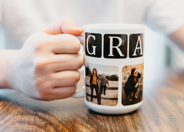 Photo Collage Dishwaher Safe Coffee Mug