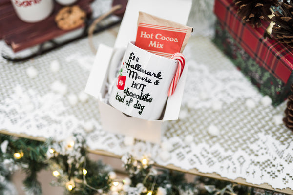 Hallmark Movie Mug and Hot Chocolate Kind of Day Christmas Gift set