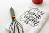 Home is where Mom is Kitchen Towel Christmas Gift for Mom