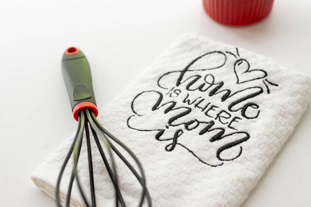 Personalized Embroidered Dish Towel