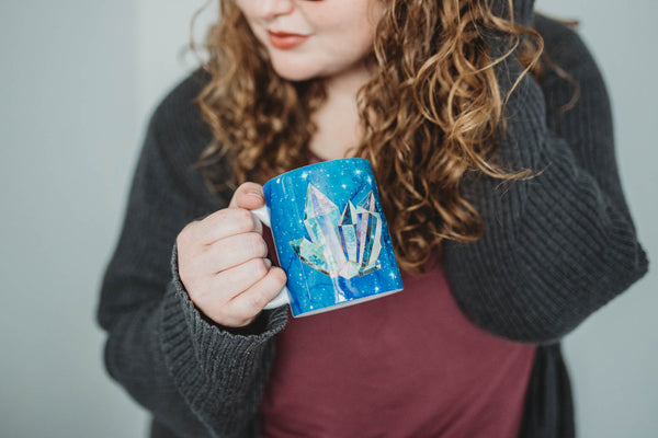 Galaxy Crystal Coffee Mug