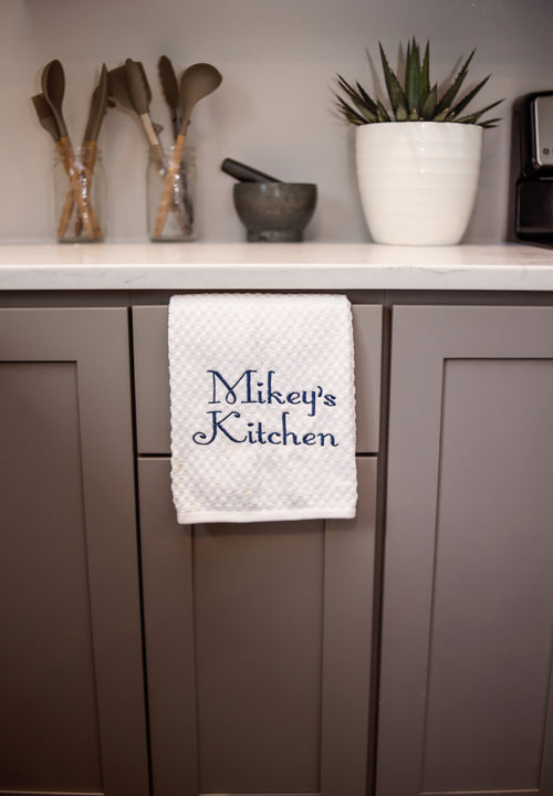 Personalized Embroidered Kitchen Towel