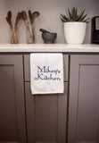 Personalized Embroidered Kitchen Towel