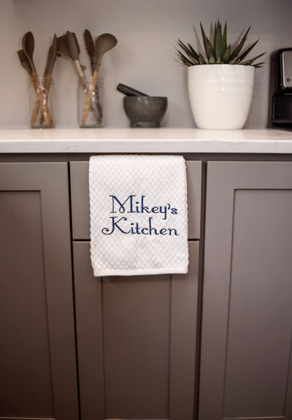 Personalized Embroidered Kitchen Towel