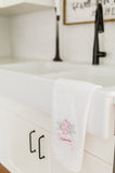 Custom State Pride Embroidered Kitchen Hand Towel Decor