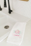 Custom State Pride Embroidered Kitchen Hand Towel Decor