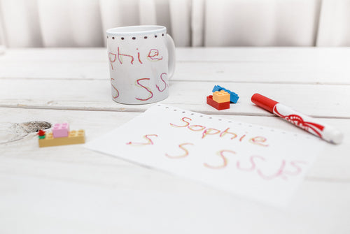 Personalized Kid's Painting Keepsake Coffee Mug