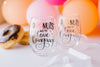 Donuts are my love language Stemless wine Glass