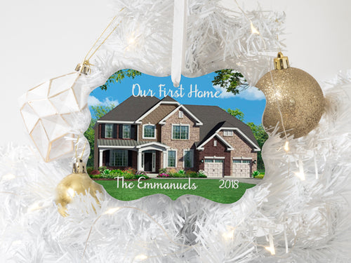 Our First Home Christmas Ornament