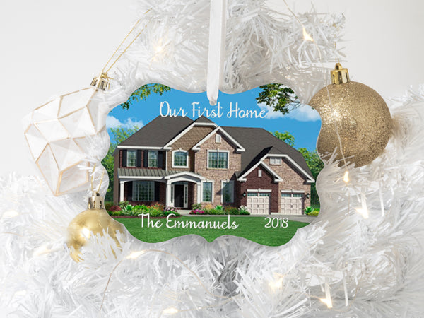 Our First Home Christmas Ornament