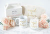 Will you be my maid of honor mug, glass, tote and box