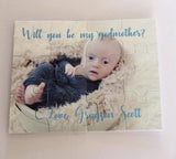 Will you be my God Mother Puzzle  - God Father Proposal Gift