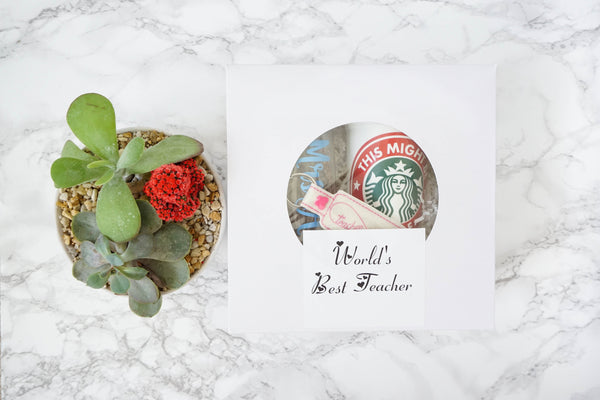 Personalized Teacher Gift - Teacher Gift Box - Christmas Gift for Teacher - End of the year Gift Set