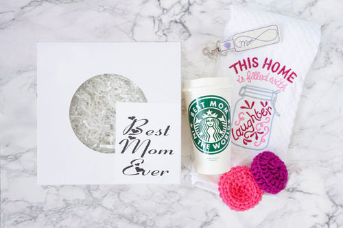 Personalized Best Mom Ever Gift Set Christmas or Mothers Day Gift