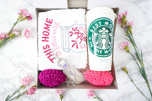 Personalized Best Mom Ever Gift Set Christmas or Mothers Day Gift