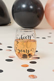 Cheers to 30 Birthday Gift Wine Glass