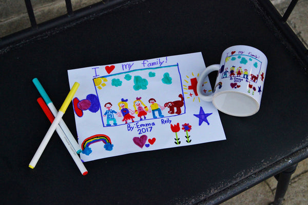 Personalized Kid's Painting Keepsake Coffee Mug
