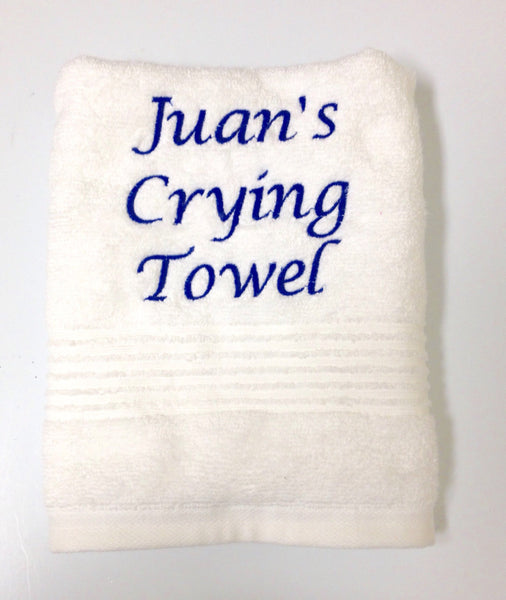 Personalized Wedding Crying Towels