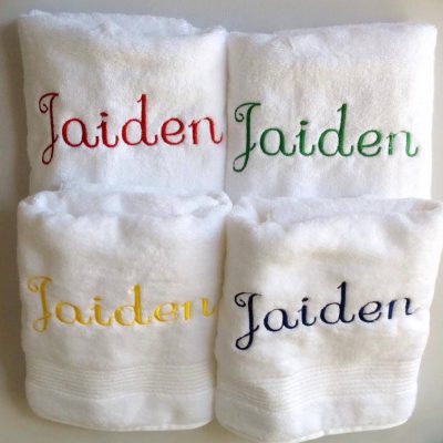 customised towels